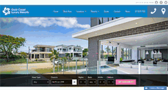 Desktop Screenshot of goldcoastluxuryresorts.com.au